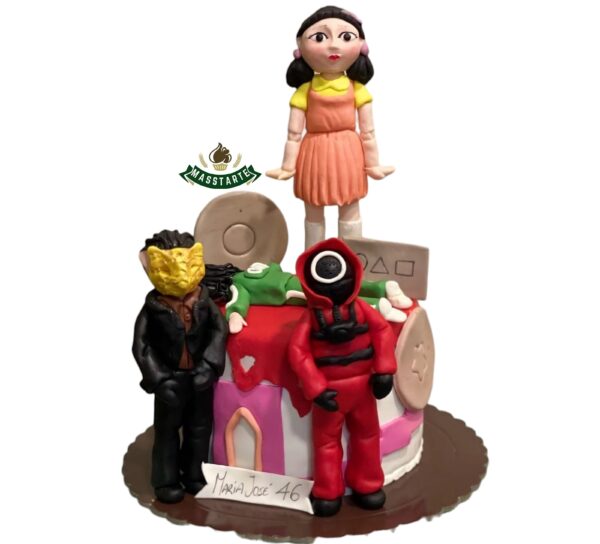 Tarta Juego del Calamar